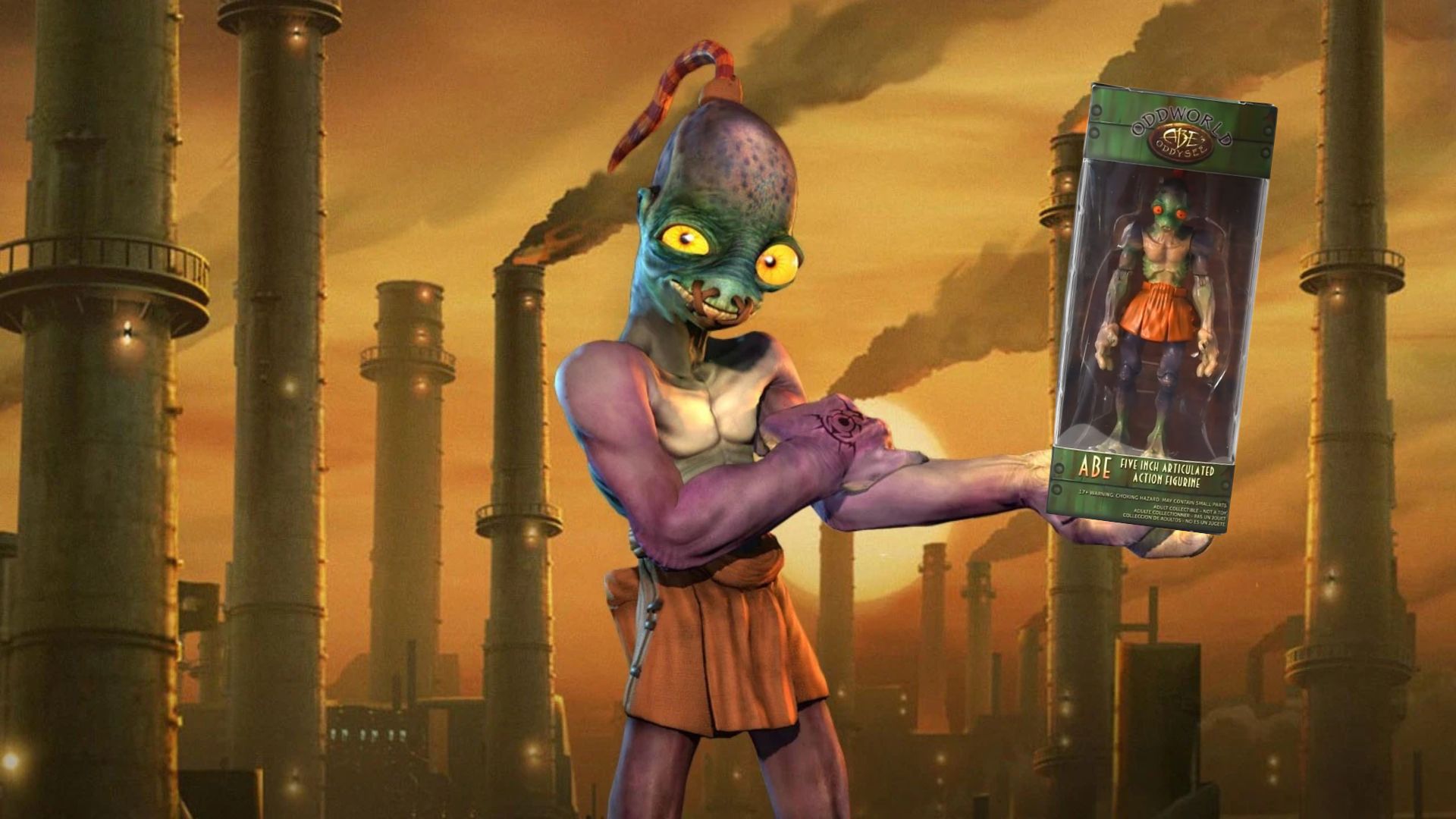 There is still time to back the official Abe from Oddworld action